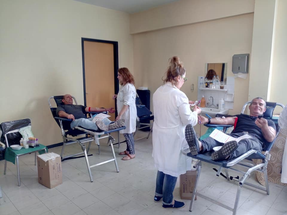 Εθελοντική Αιμοδοσία, Κούρος, Ιούνιος 2018, Κέντρο Υγείας Μεγάρων