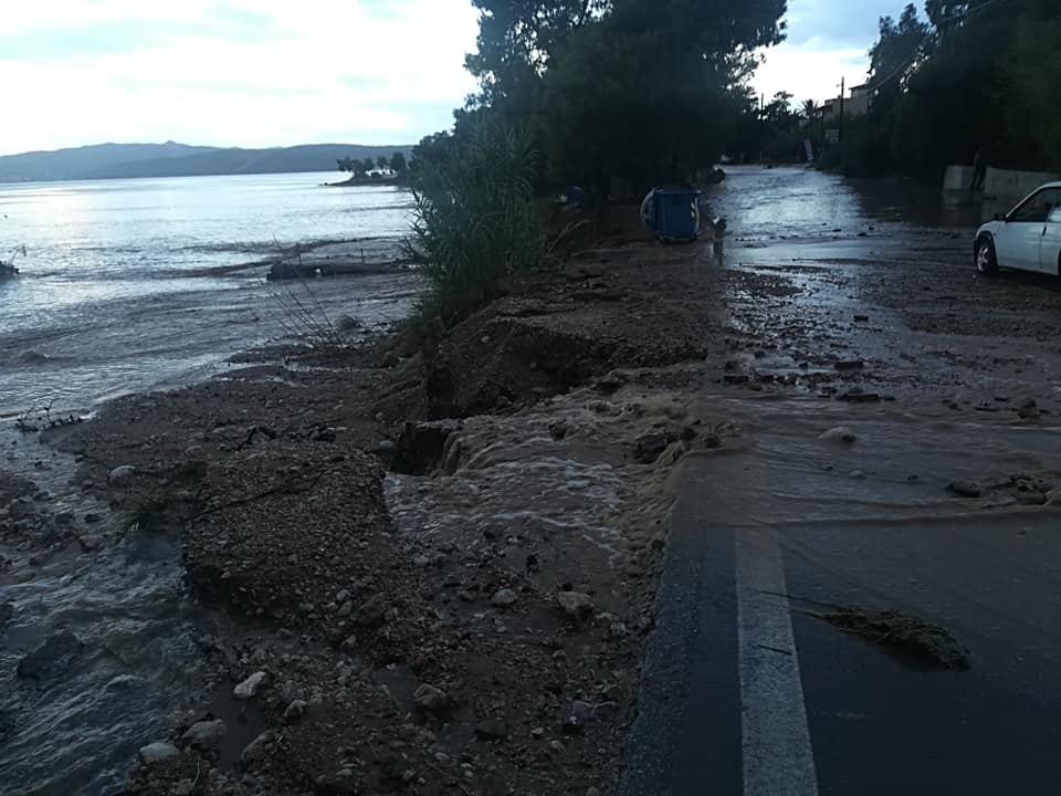 Πλημμύρα Νέα Πέραμος 26/6/2018