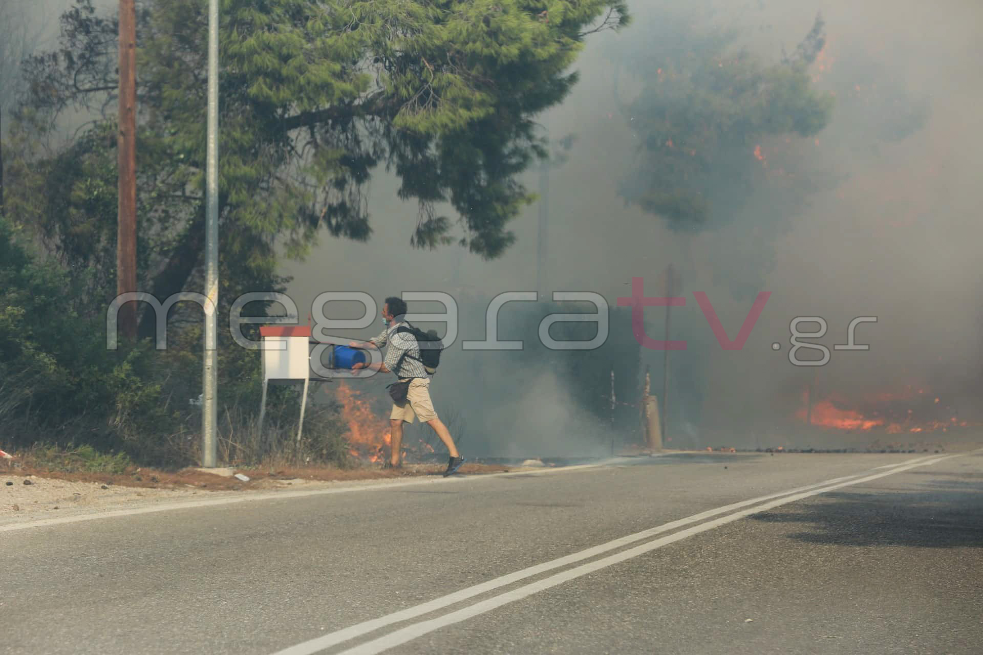 φωτιά πυρκαγιά Κινέττα Γεράνεια