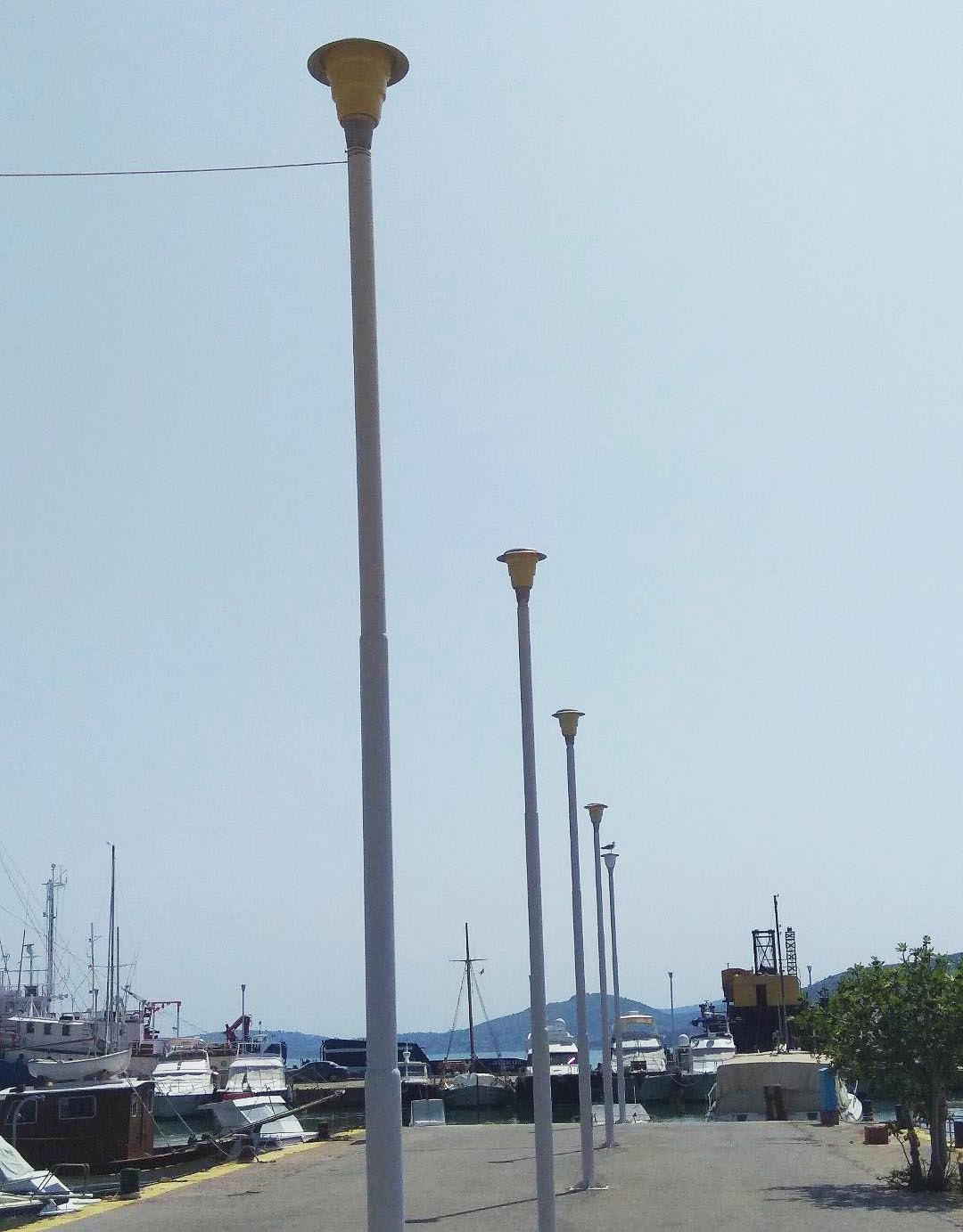 Λιμάνι Νέας Περάμου, Απρίλιος 2019, ΟΛΕ, αντικατάσταση λαμπών κλπ